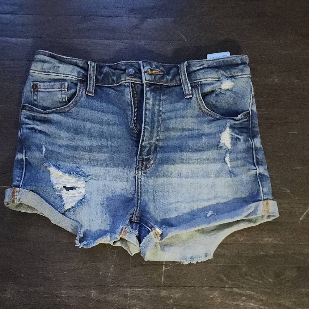 Eunina Denim Distressed Women Shorts